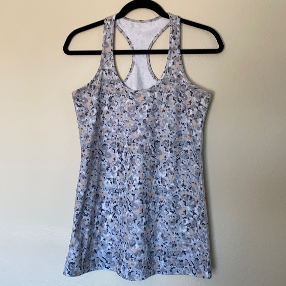 Lululemon CRB Racerback pink grey